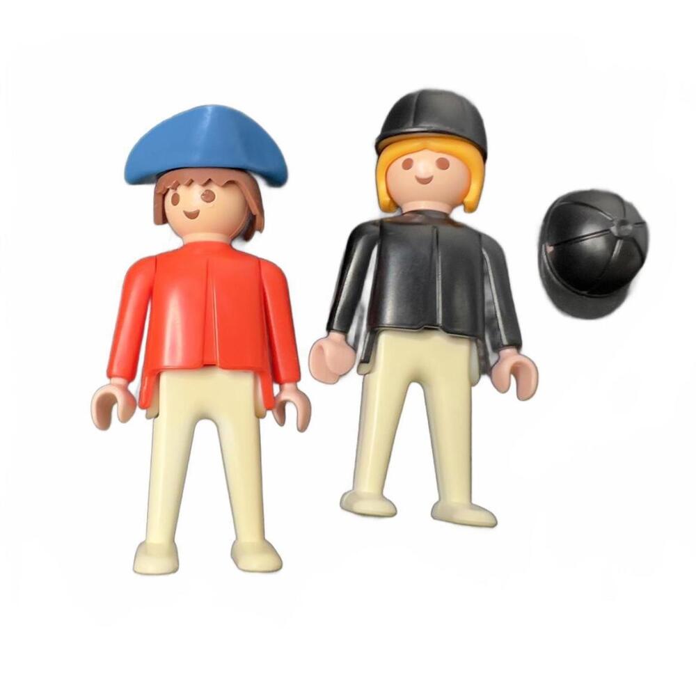 Vintage Playmobil Figures Set of‎ 2 with Accessories